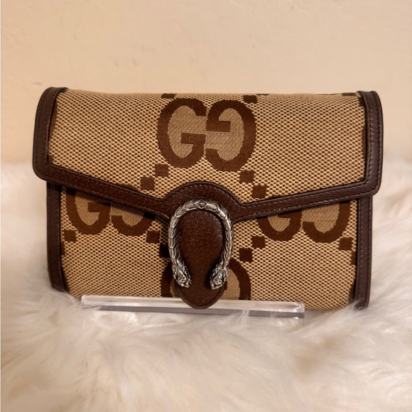 Gucci jumbo GG dinosaur Wallet on chain - Picture 1 of 8